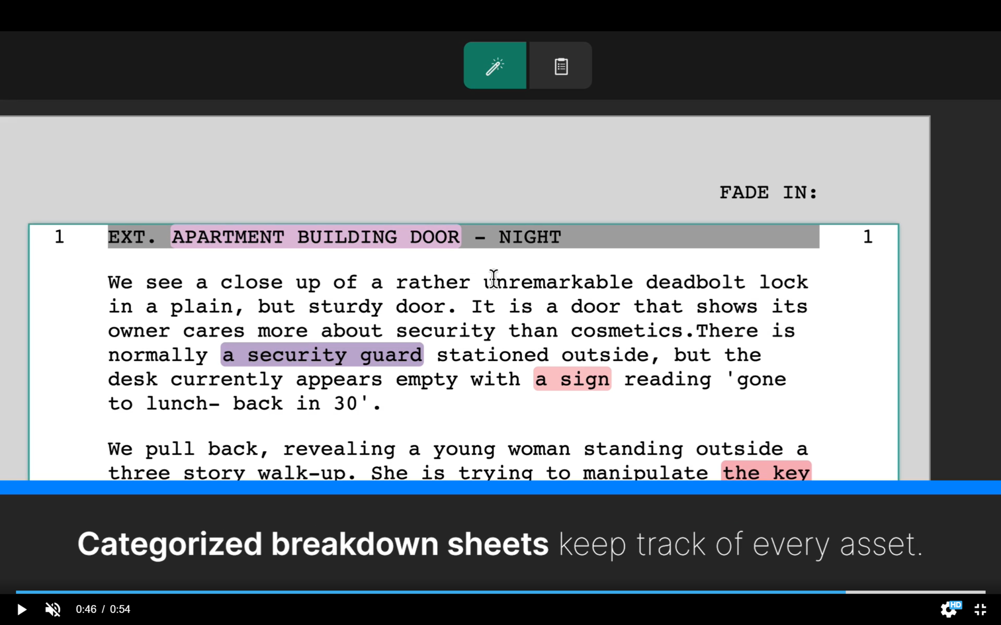 From Script to Screen - How to do a script breakdown for a film - EIGHT ...